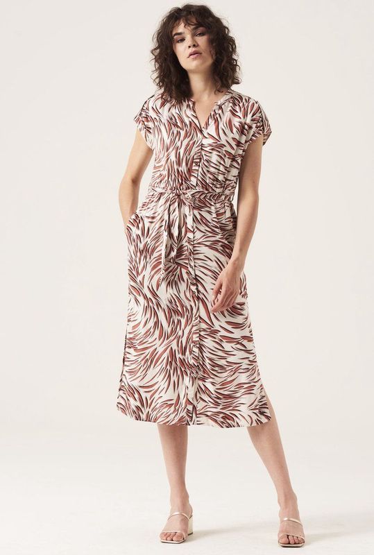 Garcia - P20280 - Midi-jurk - Dierenprint