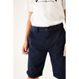 GARCIA Chino Short - Blauw - 98% Katoen - Regular Fit