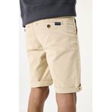 GARCIA - Chino Short - Bruin - Katoen/Elastaan