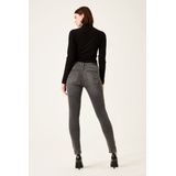 Celia - Jeans - Superslim Fit - Hoge Taille - Zwart - Katoen