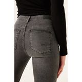 Celia - Jeans - Superslim Fit - Hoge Taille - Zwart - Katoen