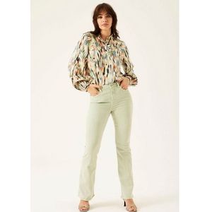 Garcia Damesshirt met lange mouwen, whitecap, L, Whitecap, L