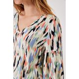 Overhemd - Dames - Geweven - 100% Viscose - Lange Mouw - Lichtblauw