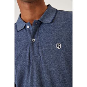 J.M. GARCIA GARCIA, S.A. Poloshirt voor heren, Navy Blauw