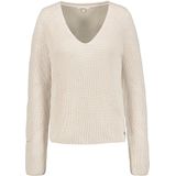 Gebreide Trui - Effen - Knitwear - V-hals - Lange Mouw