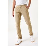 GARCIA - Z1126 - Heren Broek - Bruin - Twill-Katoen - Steekzakken