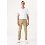 GARCIA - Z1126 - Heren Broek - Bruin - Twill-Katoen - Steekzakken