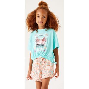 GARCIA Meisjes All over print Shorts Oranje