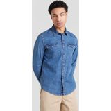 Garcia - Z1083 Overhemd - Effen - Lange Mouwen - Katoen