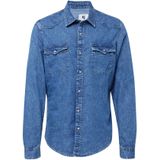 Garcia - Z1083 Overhemd - Effen - Lange Mouwen - Katoen