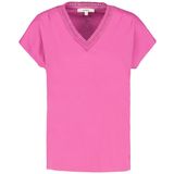 Garcia - T-shirt - Weide Mauve - Dames - Korte Mouwen