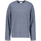 GARCIA - Heren Trui - Blauw - Ingebreid Patroon - Lange Mouwen - Regular Fit