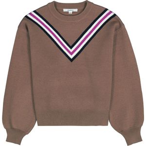 GARCIA Meisjes Trui Bruin Long mouw