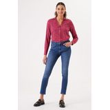 GARCIA Dames Blouse Roze Long mouw