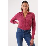 GARCIA Dames Blouse Roze Long mouw
