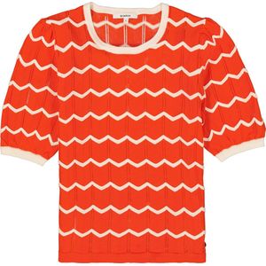 Garcia N40245 T-shirt Met Korte Mouwen Rood Vrouw