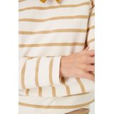 GARCIA Dames Sweater - Wit - Katoen - Long Mouw - Glitter