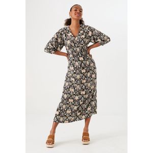 Garcia - Jurk - Zwart - Katoen