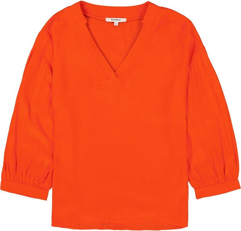 GARCIA - N40232 - Blouse - Effen - Katoen