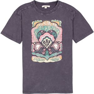 Garcia T-shirt met Printopdruk Blauw/Meerkleurig