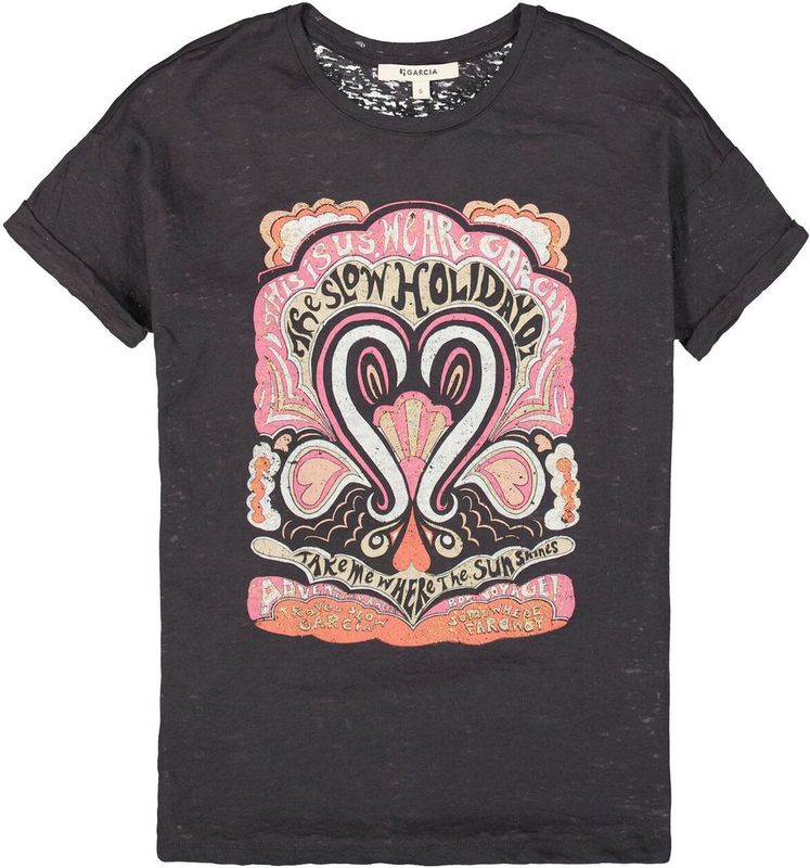 Garcia - O40004 - T-shirt - Dames - Korte Mouwen