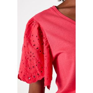 GARCIA Dames T-shirt Roze Korte mouw