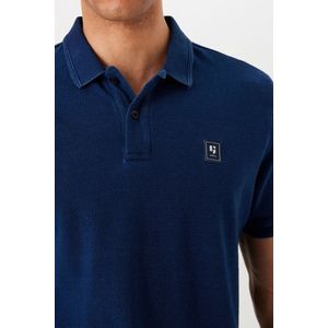 Shirt - Effen - Katoen - Polokraag - Kwartmouw