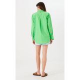 Garcia - Blouse - Lichtblauw - Lyocell-Mix - Lange Mouwen