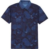 GARCIA Heren All over print Polo Blauw Korte mouw