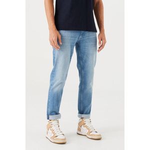 GARCIA Russo Heren Tapered Fit Jeans Blauw