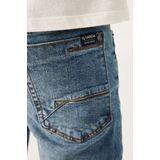 GARCIA - 340 - Denim Short - Blauw - Slim Fit - Opgerolde Pijpen
