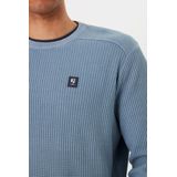 GARCIA - Trui - Structuur - Ronde Hals - Katoen