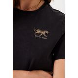 Garcia - Z0012 - T-shirt - Zwart - Katoen