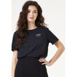 Garcia - Z0012 - T-shirt - Zwart - Katoen