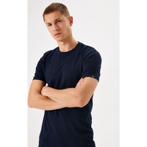 GARCIA - T-shirt - Blauw - Katoen met Stretch
