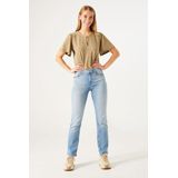 Garcia - N40313 - Spijkerbroek - Denim - Blauw - 72% Katoen - Voor Vrouwen