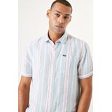 Garcia - Q41092 - Overhemd - Gestreept - Korte Mouwen