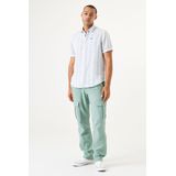 Garcia - Q41092 - Overhemd - Gestreept - Korte Mouwen