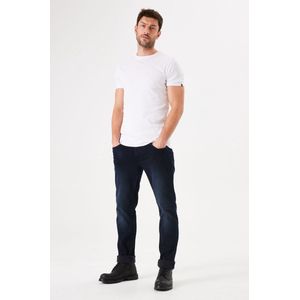 GARCIA Russo Heren Tapered Fit Jeans Blauw