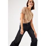 GARCIA Celia Wide Dames Jeans Zwart - POWER-STRETCH - Duurzaam Katoen