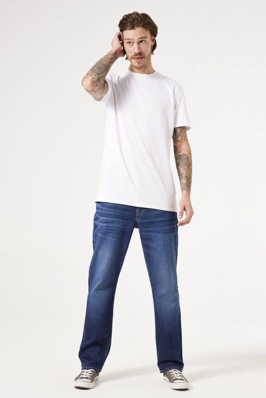 GARCIA - Ciro - Jeans - Loose Fit - Blauw - Duurzaam