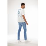 Chief - IYAN - Jeans - Blauw - Katoen - Slim Fit
