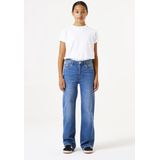 GARCIA Ilvy Jeans - Blauw - Straight Fit - High Waist