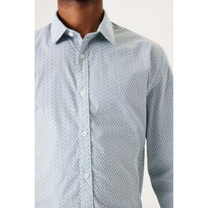 Garcia - T41280 Overhemd - Blauw - Katoen