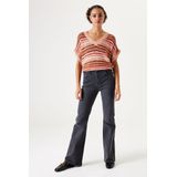 Garcia - S40240 - Trui - Korte Mouwen - Grijs - Katoen