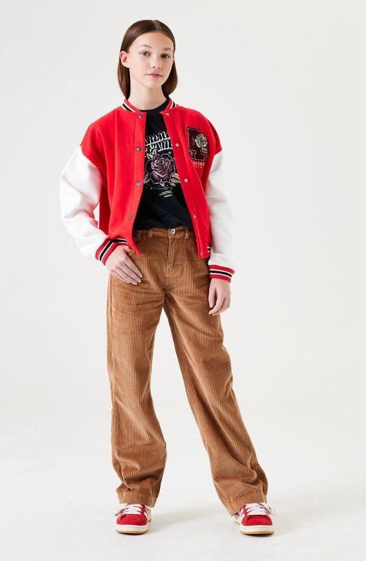 GARCIA Meisjes Vest Rood Long mouw
