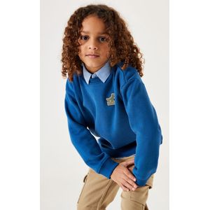 GARCIA - Sweater - Blauw - Katoen/Polyester - Lange Mouwen