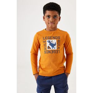 GARCIA - Longsleeve T-shirt - Oranje - 100% Katoen