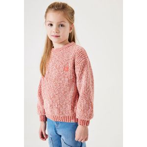 GARCIA - Gebreide Trui - Roze - Chenille - Regular Fit