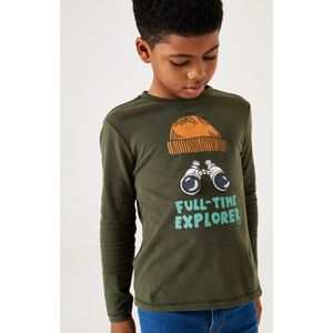 GARCIA - Longsleeve - Zwart - 100% Katoen